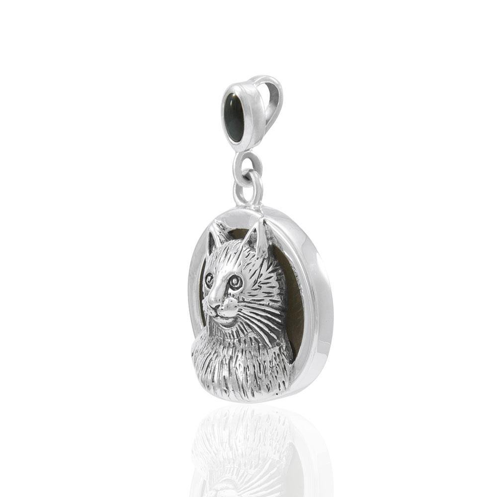 Cat Familiar Power Sterling Silver Pendant TPD4767 - Jewelry