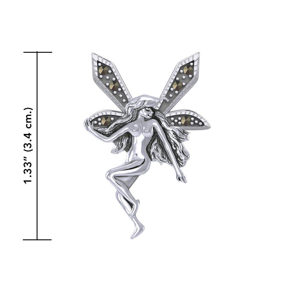 The Little Fairy Silver Pendant with Marcasite TPD5370 - Jewelry