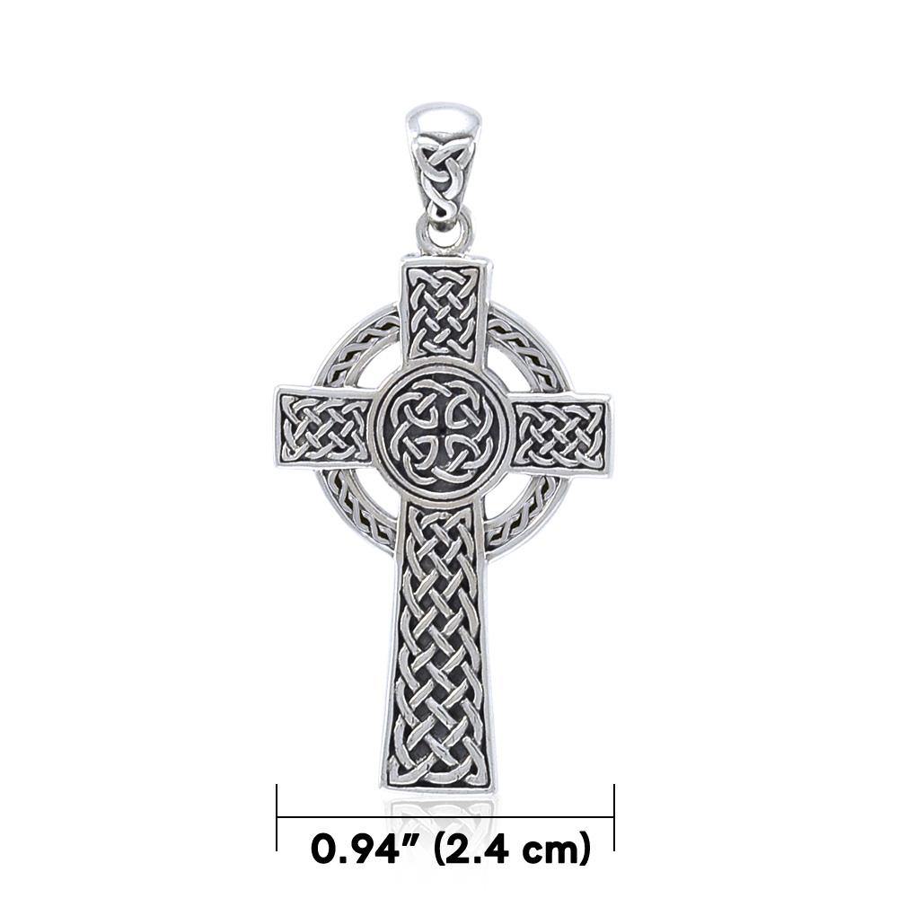 Sterling Silver Celtic Cross Pendant TPD5608 - Jewelry