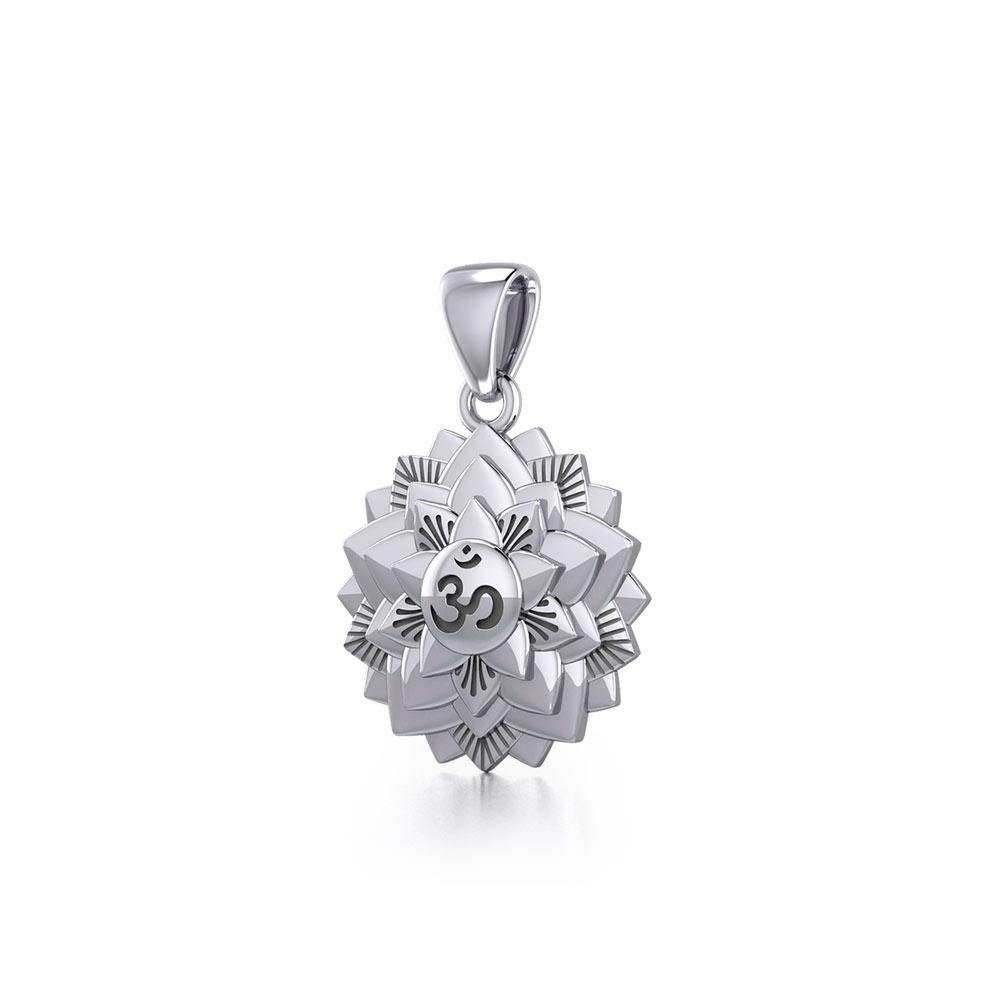 Sahasrara Crown Chakra Sterling Silver Pendant TPD5629 - Jewelry
