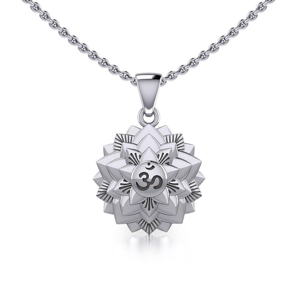 Sahasrara Crown Chakra Sterling Silver Pendant TPD5629 - Jewelry