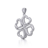 Four Hearts Silver Pendant TPD5655
