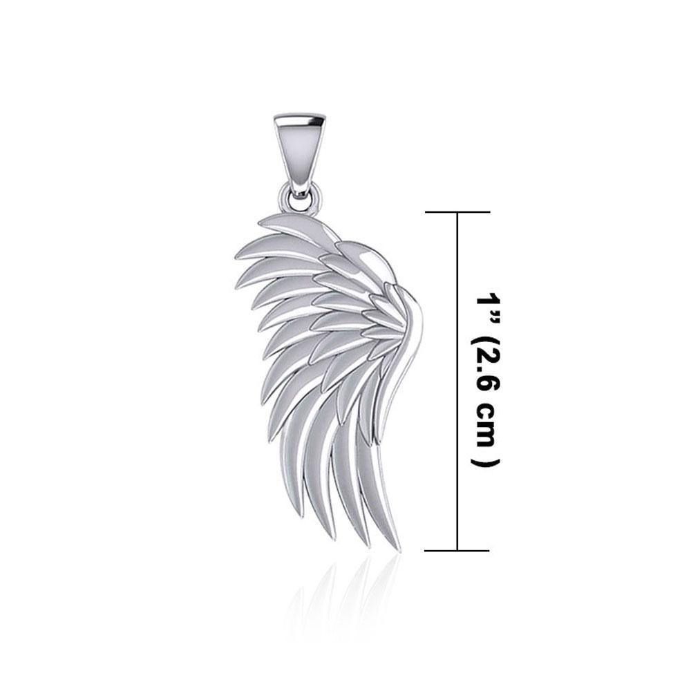 Angels Wings Silver Pendant TPD5762 - Jewelry