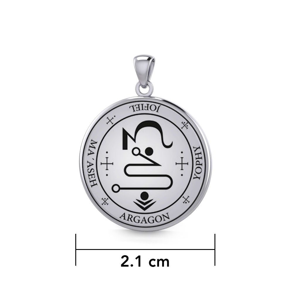 Sigil of the Archangel JOFIEL Small Sterling Silver Pendant TPD6023