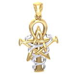 Oberon Zell Penkhaduce Wizardry Symbol Silver and Gold Accents Pendant TPV3209