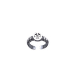 Silver Pentagram Pentacle Toe Ring TR1201