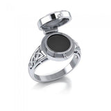 Celtic Knot Claddagh Poison Ring TR1355 - Jewelry