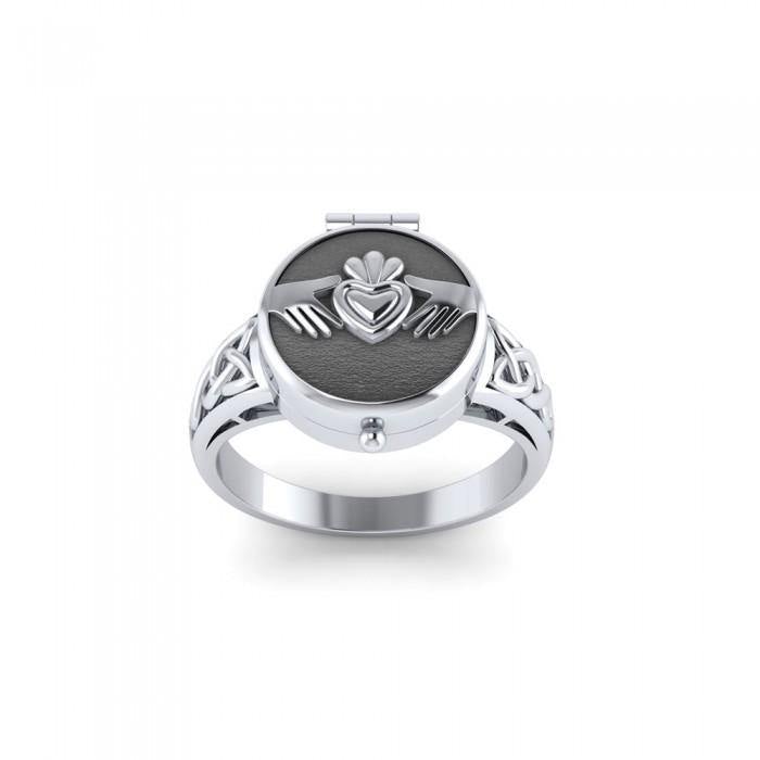 Celtic Knot Claddagh Poison Ring TR1355 - Jewelry