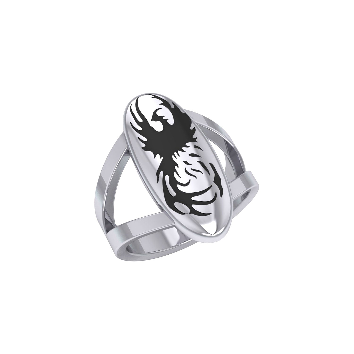 Take your inspiration from the legendary phoenix Silver Ring TR3583