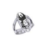 Take your inspiration from the legendary phoenix Silver Ring TR3583
