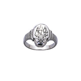 Jolly Roger Ship ~ Sterling Silver Ring TR3662