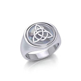 Celtic Triquetra Flip Ring TRI151