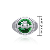 Irish Claddagh Flip Ring TRI157 - Jewelry
