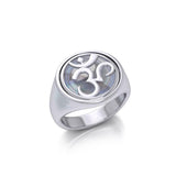 Om Flip Ring TRI162 - Jewelry