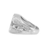 Angel Talisman Occult Large Sterling Silver Ring TRI2153 - Jewelry
