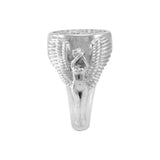 Angel Talisman Occult Small Sterling Silver Ring TRI2155 - Jewelry