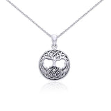 Silver Celtic Tree of Life Pendant and Chain Set TSE780 - Jewelry
