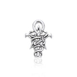 Wizardry Symbol Penkhaduce Sterling Silver Tie Tack by Oberon Zell TTT046