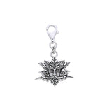Green Man Silver Charm