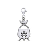 Magickal Witches Cauldron Silver Charm