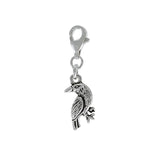 Raven Sterling Silver Clip Charm TWC146