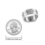 Steve Miller Inanna or Ishtar Goddess White Gold Spinner Ring WRI2159