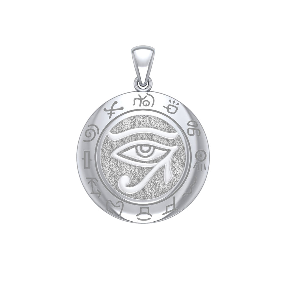 Eye of the Universe 14K White Gold Pendant WTP1584