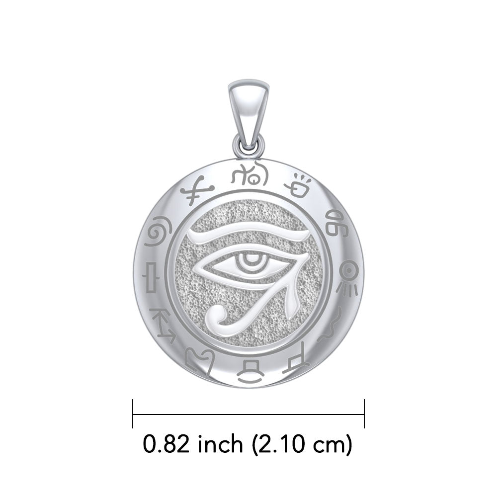 Eye of the Universe 14K White Gold Pendant WTP1584