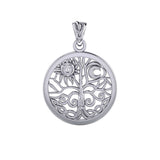 Celtic Tree of Life 14K White Gold Pendant WTP3109