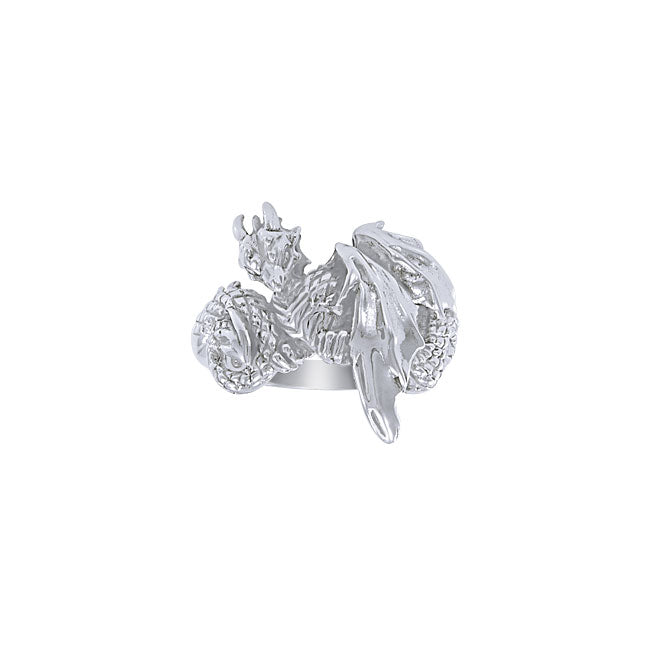 Dragon Wrap Solid 14 Gold Ring GTR1504