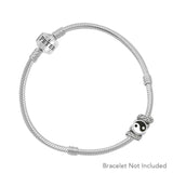 Yin Yang Symbol with Celtic Accented Silver Bead TBD365 - Jewelry