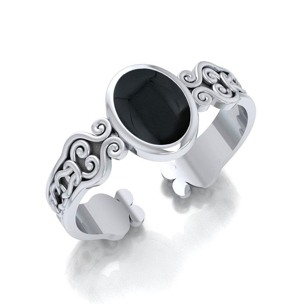 Celtic Knot Spiral Cuff Bracelet TBG278 - Jewelry