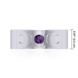 Blue Moon Silver Armband TBG754 - Jewelry