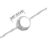 Steampunk in the works of Wicca ~ fine Sterling Silver Jewelry Bracelet TBL287 - Jewelry