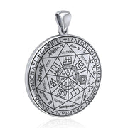 Experience Divine Guidance: The Seven Archangels Silver Pendant - TPD5154 | Embrace Heavenly Protection and Spiritual Connection
