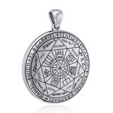 Experience Divine Guidance: The Seven Archangels Silver Pendant - TPD5154 | Embrace Heavenly Protection and Spiritual Connection
