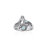 Celtic Mermaid Ring TRI045 - Jewelry