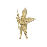 Archangel Michael 14K Yellow Gold Pendant GPD3073