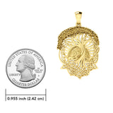 Embrace the Eternal Symbolism: Tree of Life Creation Solid Gold Jewelry Pendant - GPD974 | Connect with the Sacred Essence of Life