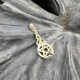 14K Yellow Gold Pentagram Pentacle Pendant GTP1359