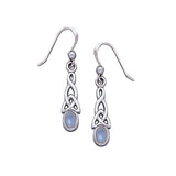 Celtic Knotwork Triquetra Sterling Silver Earrings TE864
