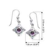 Wheel Of Being Sterling Silver Earrings TER049