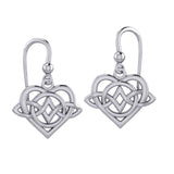 Celtic Eternal Love Bythol Sterling Silver Earrings – Timeless Symbol of Love and Devotion by Peter Stone Jewelry TER2189