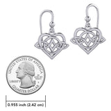 Celtic Eternal Love Bythol Sterling Silver Earrings – Timeless Symbol of Love and Devotion by Peter Stone Jewelry TER2189