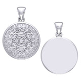 Seal of Solomon with Zodiac Symbol Silver Pendant TMD294-CUSTOM