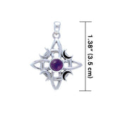 Blue Moon Sterling Silver Pendant TP3273