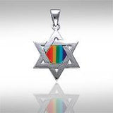 Star of David Rainbow Pendant TP3520 - Jewelry