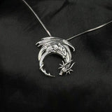 The Mystical Dragon – Guardian of the Moon Pendant TP3605