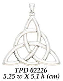 Triquetra Sterling Silver Pendant TPD2226