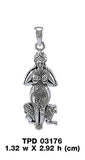 Inanna Sterling Silver Pendant by Oberon Zell TPD3176